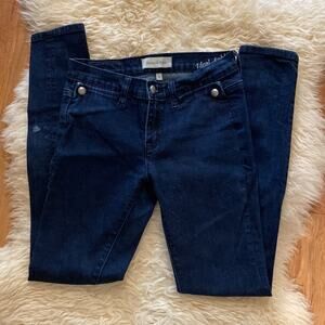 Henry & Belle Ideal Ankle Skinny Blue Jean EUC Sz 26 Cotton Stretch